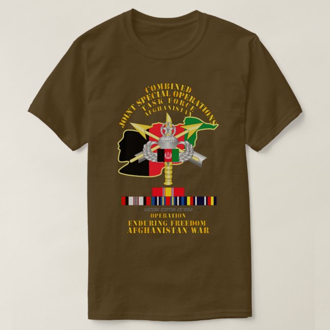 Camiseta Operación conjunta de operaciones especiales OEF a (Diseño del anverso)