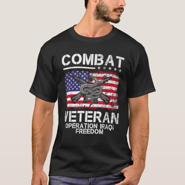 Camiseta Operación de Combate a Veteranos de la Libertad Ir (Anverso)