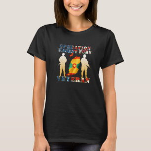 Camiseta Operación Furia Urgente Veterano de Combate Granad