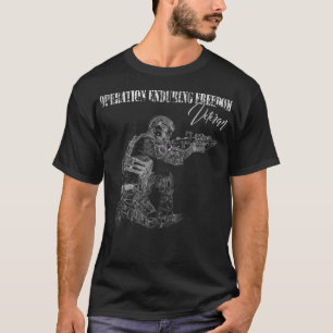 Camiseta Operación Libertad Duradera OEF Veterano Militar d