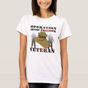 Camiseta Operación Libertad Iraquí OIF Veterano Combate Ban