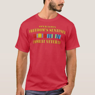 Camiseta Operación Libertad Sentinel OFS SVC Bar Combat Vet