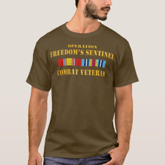 Camiseta Operación Libertad Sentinel OFS SVC Bar Combat Vet