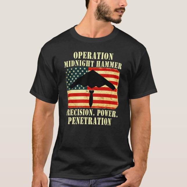 Camiseta Operación Martillo de Medianoche Militar (Anverso)