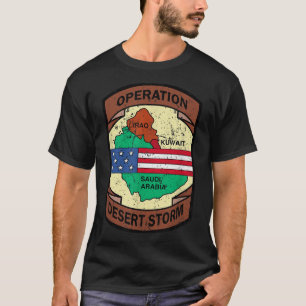 Camiseta Operación Militar De Guerra Del Golfo Tormenta Des