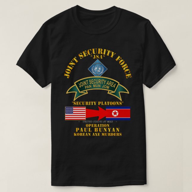 Camiseta Operación Paul Bunyan (Diseño del anverso)