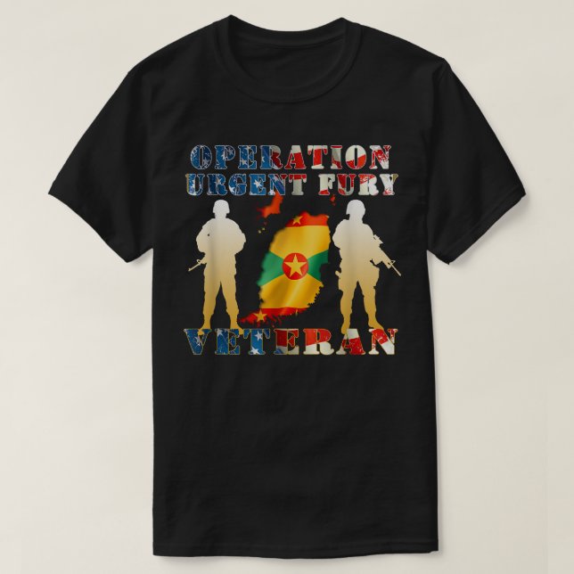 Camiseta Operación Regalo de Combate de Furia Urgente Veter (Diseño del anverso)