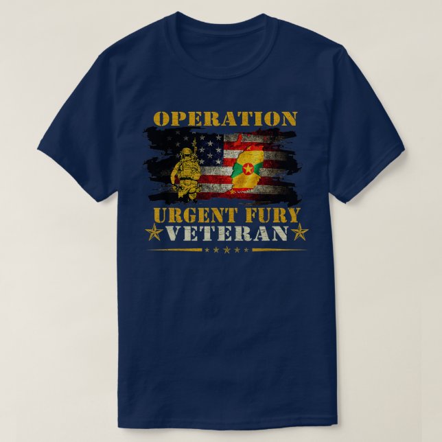 Camiseta Operación Regalo de Combate de Furia Urgente Veter (Diseño del anverso)