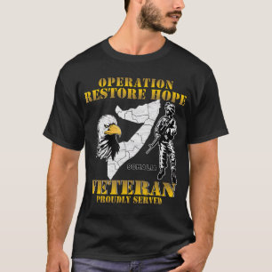 Camiseta Operación Restaurar la esperanza Somalia ORH Veter