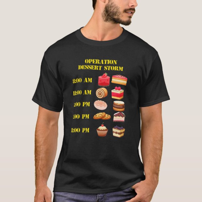 Camiseta Operación Tormenta de postres Deliciosos (Anverso)