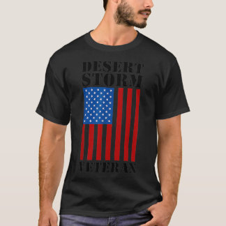 Camiseta Operación Tormenta del Desierto Militar Veterano d