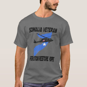 Camiseta Operación Veterana de Somalia Restaura la Esperan