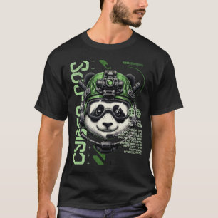 Camiseta Operaciones de Panda Cyborg – Panda Cibernético Fu