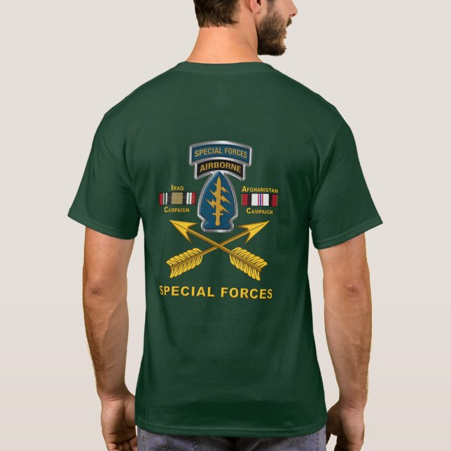 Camiseta Operaciones especiales del ejército Veteranos de I (Reverso)