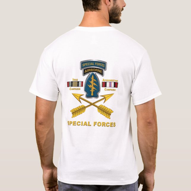 Camiseta Operaciones especiales del ejército Veteranos de I (Reverso)