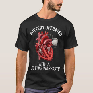 Camiseta Operado con batería con garantía de por vida