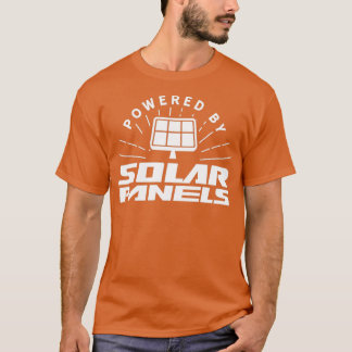 Camiseta Operado por paneles solares