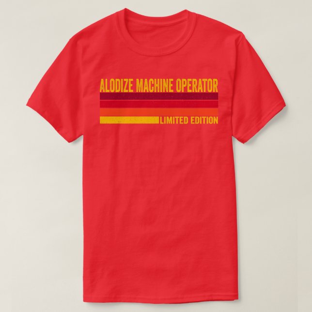 Camiseta Operador Alodize Machine (Diseño del anverso)