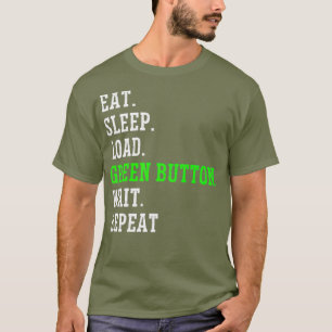 Camiseta Operador CNC Machinist Gracioso Botón Verde
