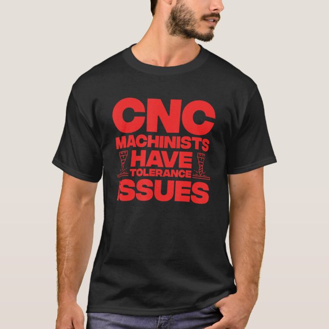 Camiseta Operador CNC Para Hombres Papá Máquina Operador He (Anverso)