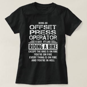 Camiseta Operador compensado de la prensa