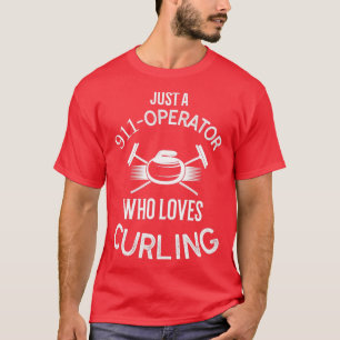 Camiseta Operador de 911 al que le encanta el curling