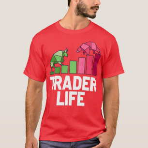 Camiseta Operador de bolsa de comercio de inversionistas en