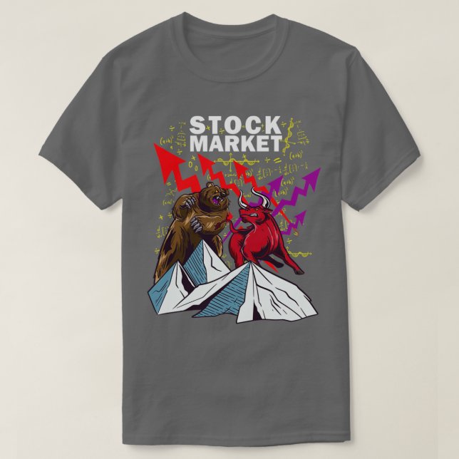Camiseta Operador de bolsa de comercio de inversionistas en (Diseño del anverso)