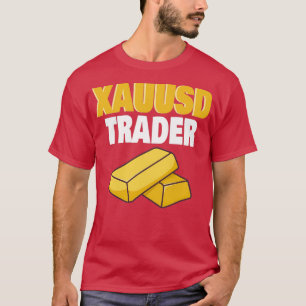 Camiseta Operador de bolsa de oro de negocios de divisas XA