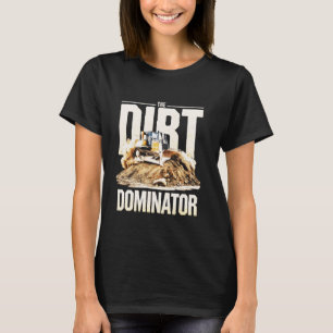 Camiseta Operador de Bulldozer Trabajador de Construcción E