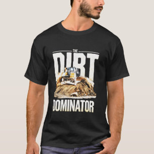 Camiseta Operador de Bulldozer Trabajador de Construcción M