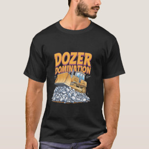 Camiseta Operador de Bulldozer Trabajador de Construcción M