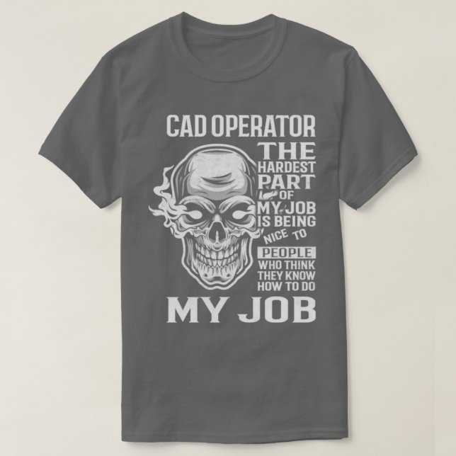 Camiseta Operador de Cad (Diseño del anverso)