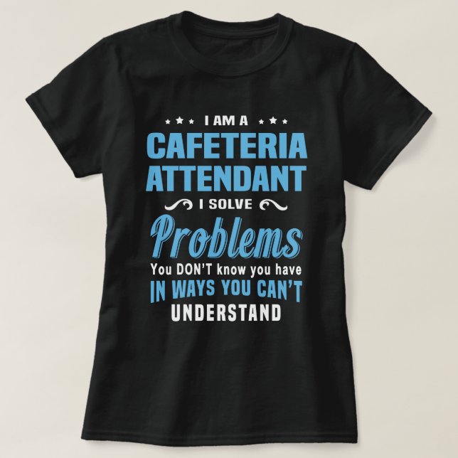 Camiseta Operador de cafetería (Diseño del anverso)