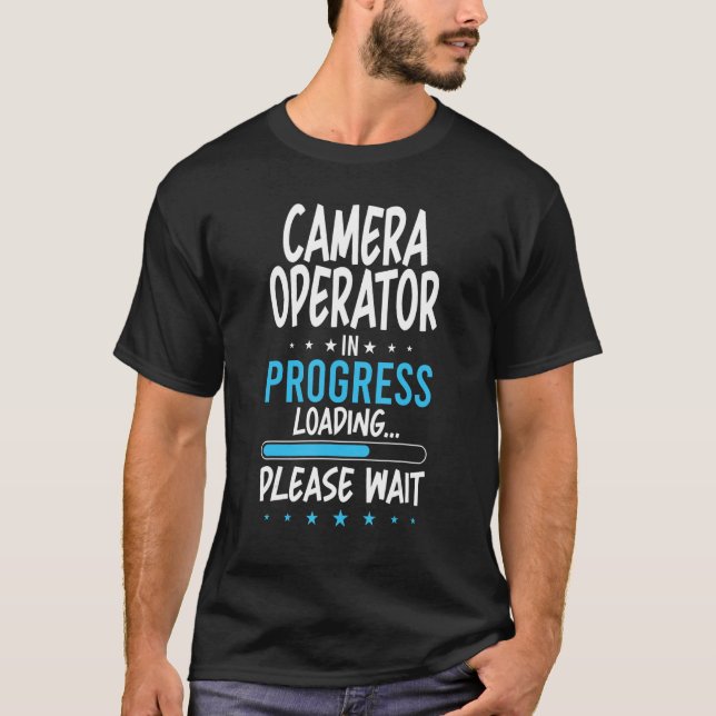 Camiseta Operador de cámara en curso (Anverso)