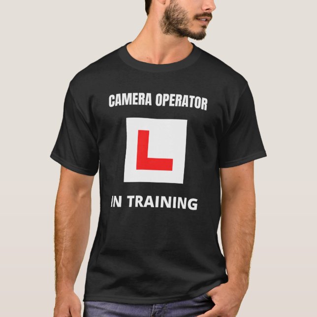 Camiseta Operador de cámara en formación (Anverso)