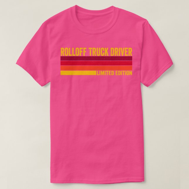 Camiseta Operador de camión de volteo (Diseño del anverso)