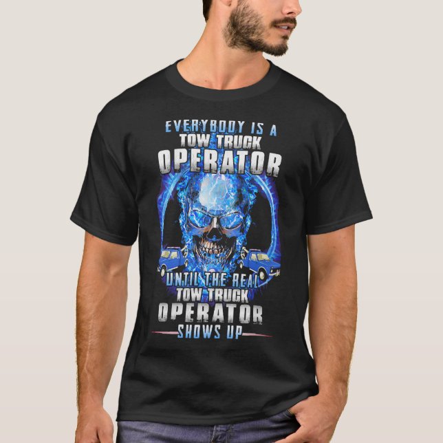 Camiseta Operador de camiones de remolque (Anverso)
