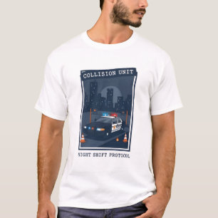 Camiseta Operador de campo de la unidad de colisión caucási