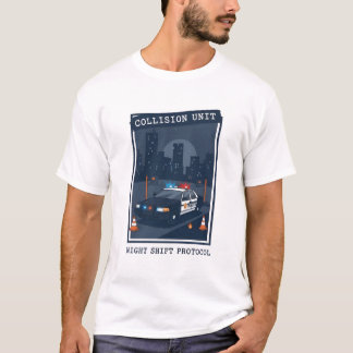 Camiseta Operador de campo de la unidad de colisión caucási
