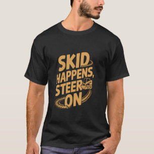 Camiseta Operador de cargadora compacta divertida Vehículo
