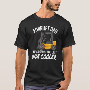 Camiseta Operador de carretillas elevadoras de almacén papá