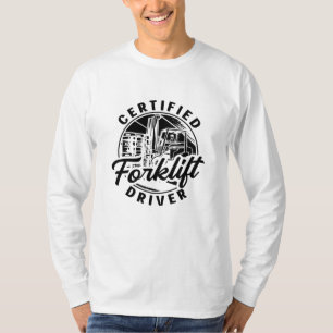 Camiseta Operador de carretillas elevadoras de horquilla ce