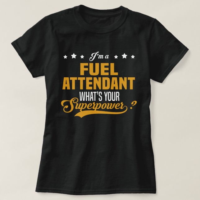 Camiseta Operador de combustible (Diseño del anverso)