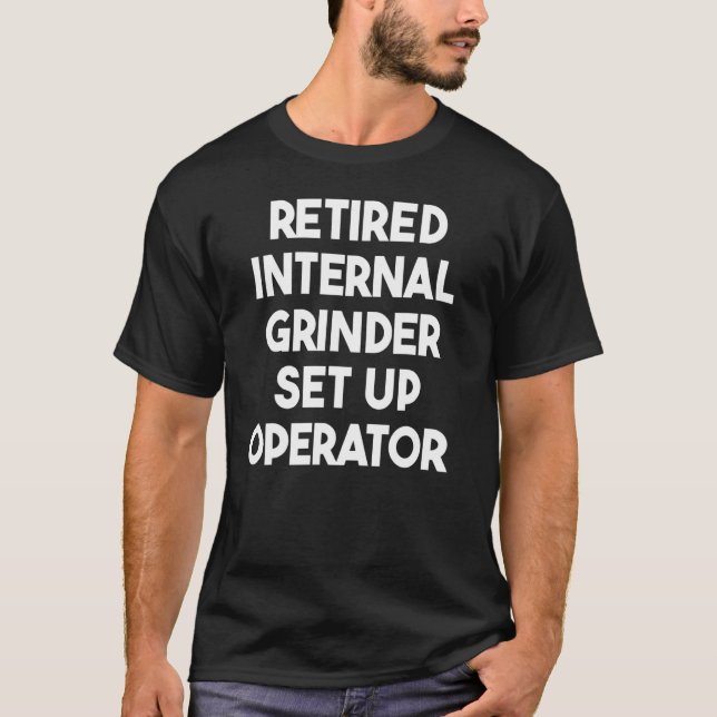 Camiseta Operador de Configuración de Rectificadora Interna (Anverso)