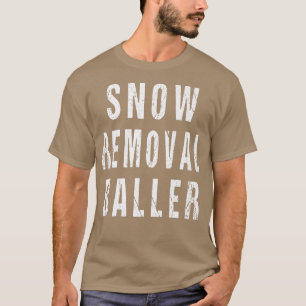 Camiseta Operador de controlador de Snowplow del Baller de