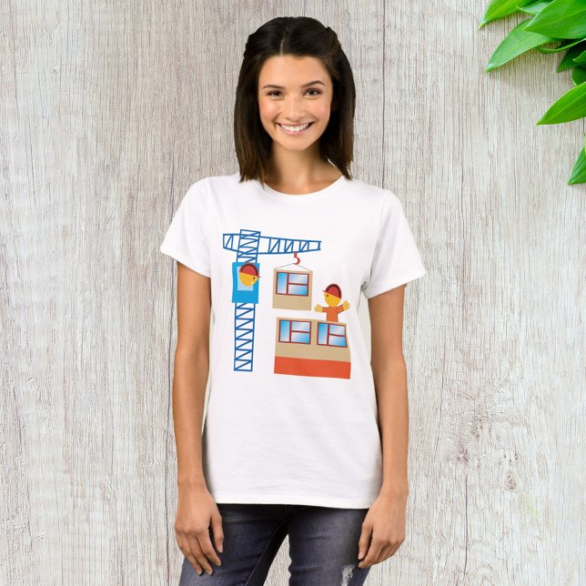 Camiseta Operador De Crane Y Trabajador De Construcción (Subido por el creador)