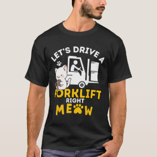 Camiseta Operador de elevación de horquilla Cats Amp Certif