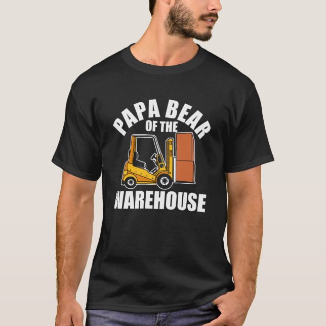Camiseta Operador de elevación de horquilla Conductor de ca (Anverso)