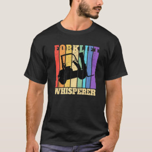Camiseta Operador de elevación de horquilla de almacén de c